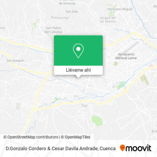 Mapa de D.Gonzalo Cordero & Cesar Davila Andrade