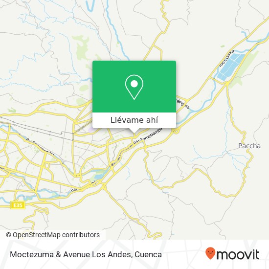 Mapa de Moctezuma & Avenue Los Andes