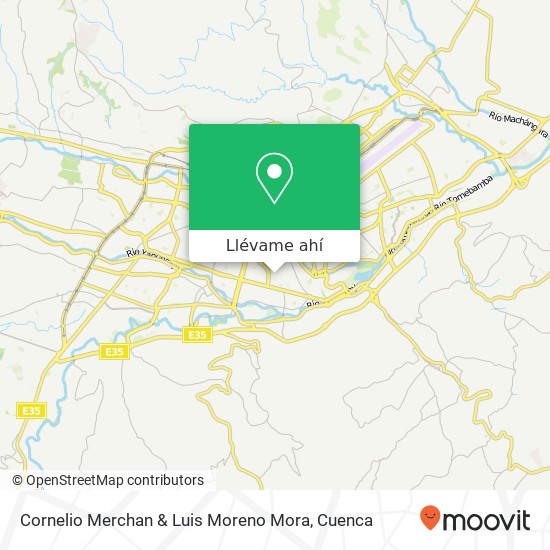 Mapa de Cornelio Merchan & Luis Moreno Mora