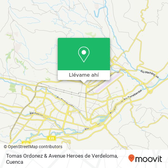 Mapa de Tomas Ordonez & Avenue Heroes de Verdeloma