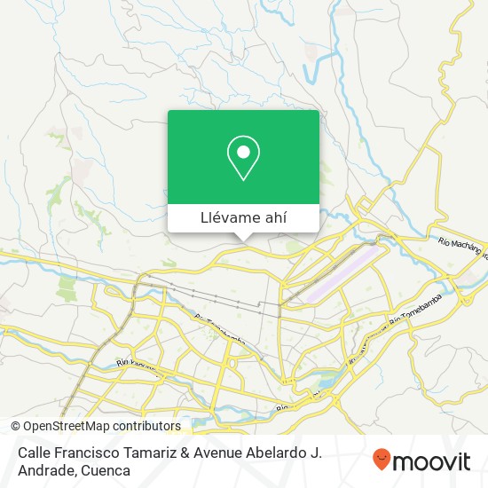 Mapa de Calle Francisco Tamariz & Avenue Abelardo J. Andrade