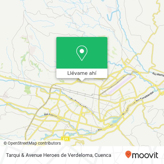 Mapa de Tarqui & Avenue Heroes de Verdeloma