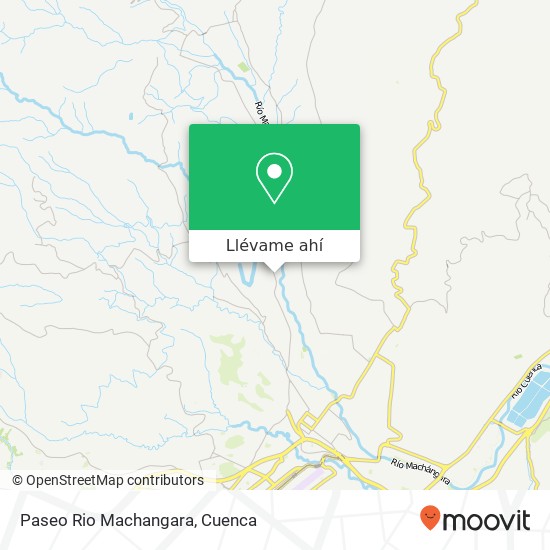 Mapa de Paseo Rio Machangara