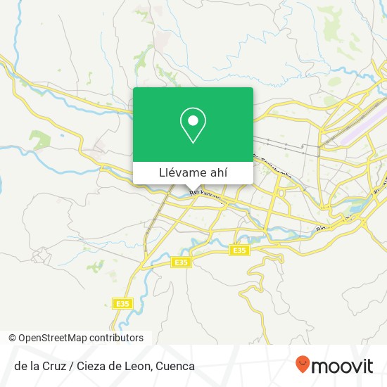 Mapa de de la Cruz / Cieza de Leon