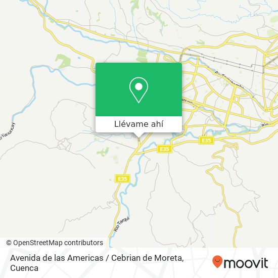 Mapa de Avenida de las Americas / Cebrian de Moreta