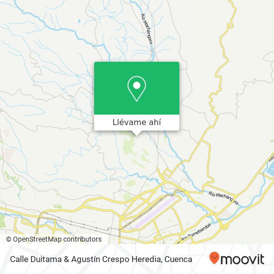 Mapa de Calle Duitama & Agustín Crespo Heredia