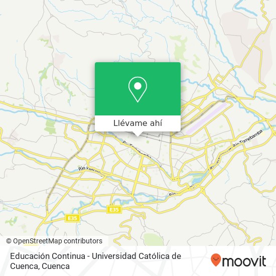 Mapa de Educación Continua - Universidad Católica de Cuenca