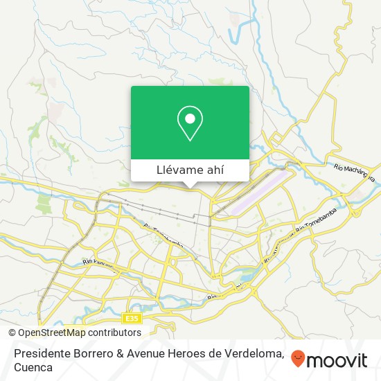 Mapa de Presidente Borrero & Avenue Heroes de Verdeloma