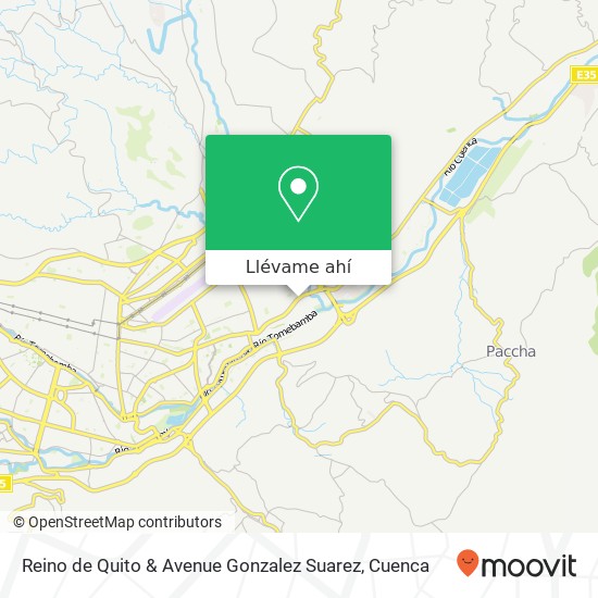 Mapa de Reino de Quito & Avenue Gonzalez Suarez