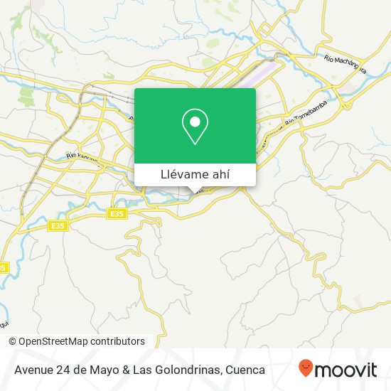 Mapa de Avenue 24 de Mayo & Las Golondrinas