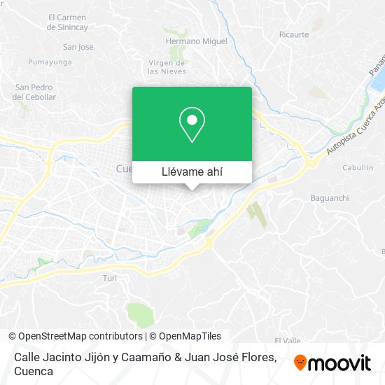 Mapa de Calle Jacinto Jijón y Caamaño & Juan José Flores