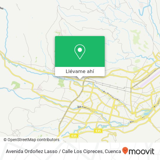 Mapa de Avenida Ordoñez Lasso / Calle Los Cipreces
