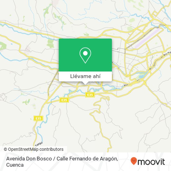 Mapa de Avenida Don Bosco / Calle Fernando de Aragón