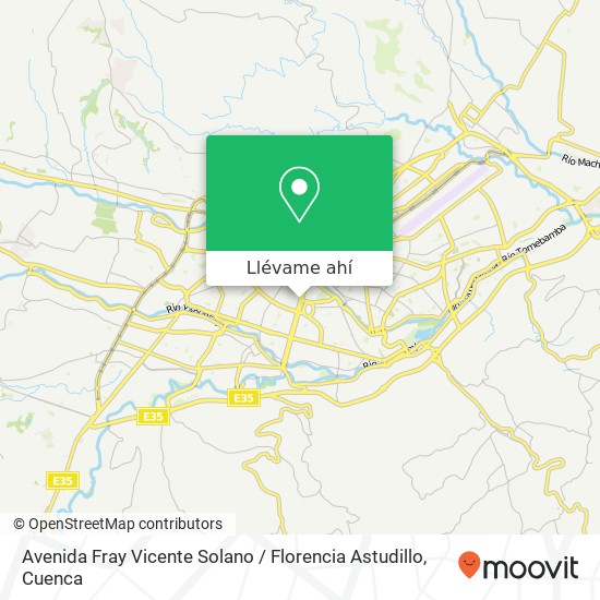 Mapa de Avenida Fray Vicente Solano / Florencia Astudillo