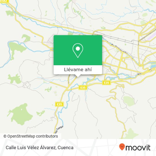 Mapa de Calle Luis Vélez Álvarez