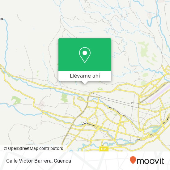 Mapa de Calle Victor Barrera