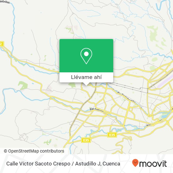 Mapa de Calle Víctor Sacoto Crespo / Astudillo J