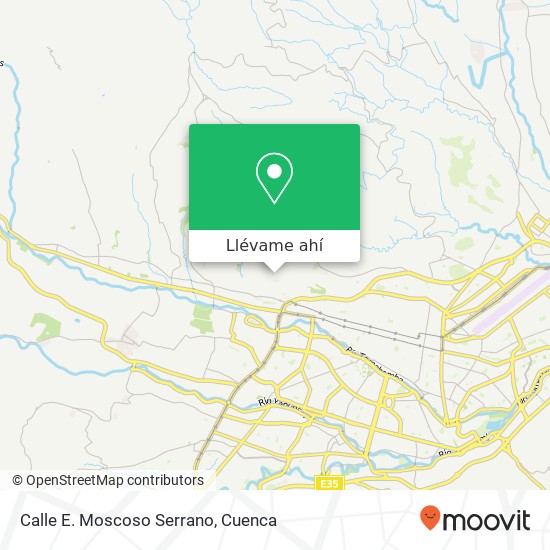 Mapa de Calle E. Moscoso Serrano