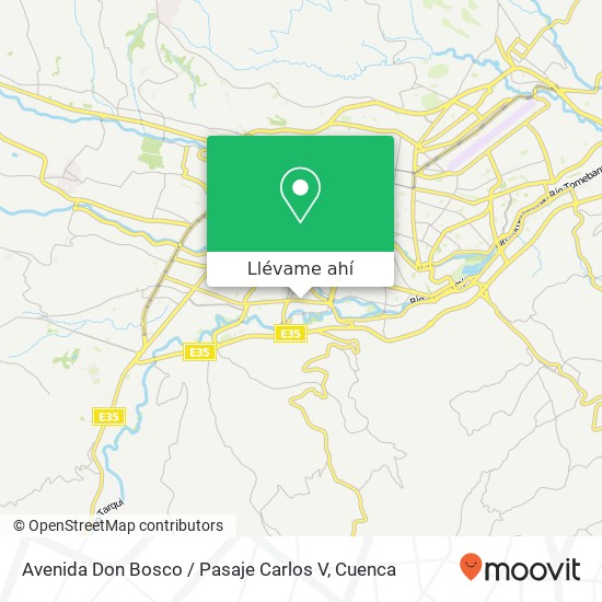 Mapa de Avenida Don Bosco / Pasaje Carlos V