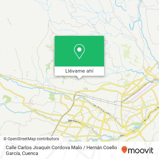 Mapa de Calle Carlos Joaquín Cordova Malo / Hernán Coello García