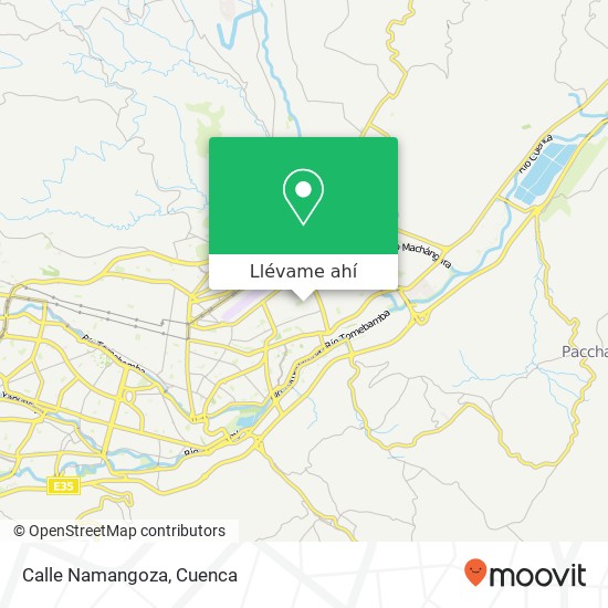 Mapa de Calle Namangoza