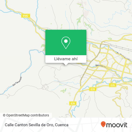 Mapa de Calle Canton Sevilla de Oro
