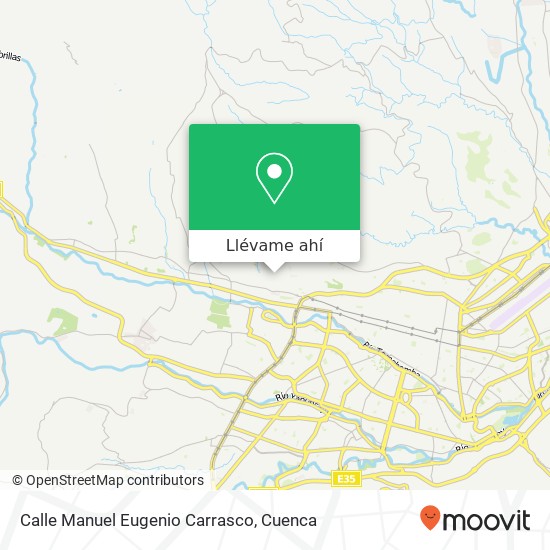 Mapa de Calle Manuel Eugenio Carrasco