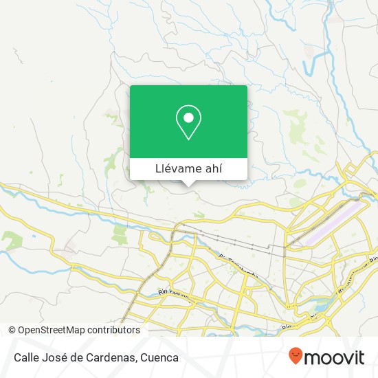 Mapa de Calle José de Cardenas