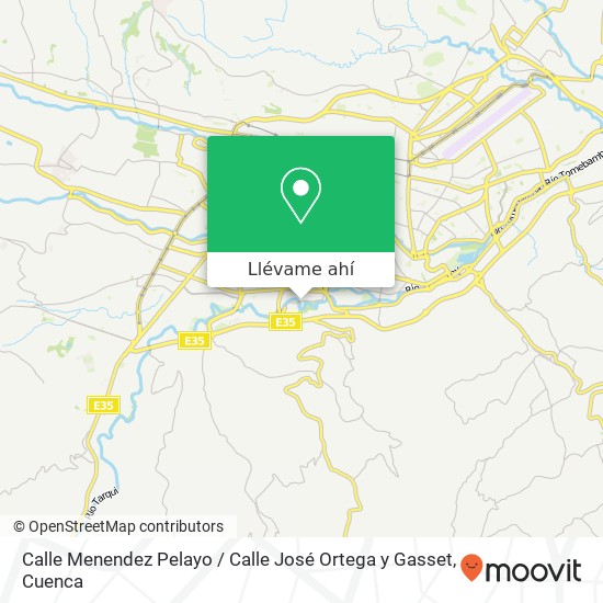 Mapa de Calle Menendez Pelayo / Calle José Ortega y Gasset