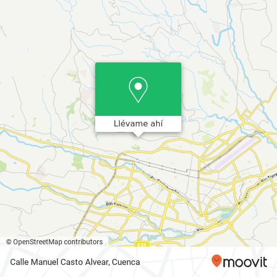 Mapa de Calle Manuel Casto Alvear