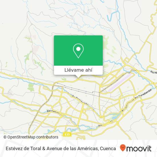 Mapa de Estévez de Toral & Avenue de las Américas