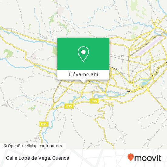 Mapa de Calle Lope de Vega