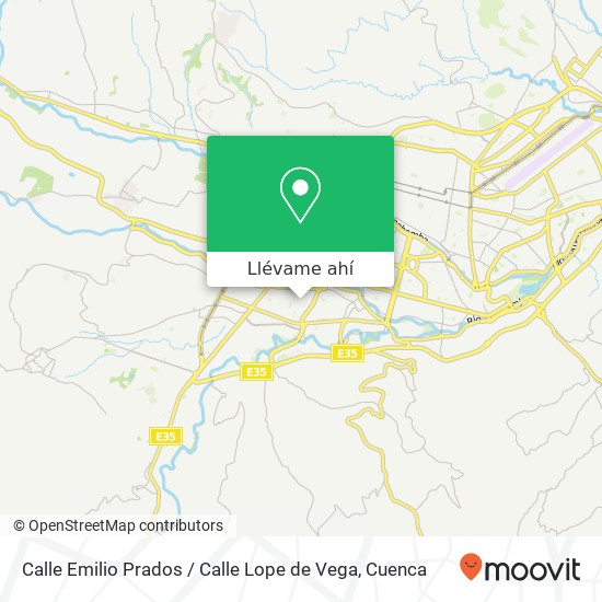 Mapa de Calle Emilio Prados / Calle Lope de Vega