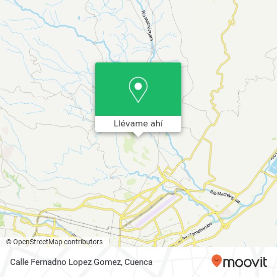 Mapa de Calle Fernadno Lopez Gomez