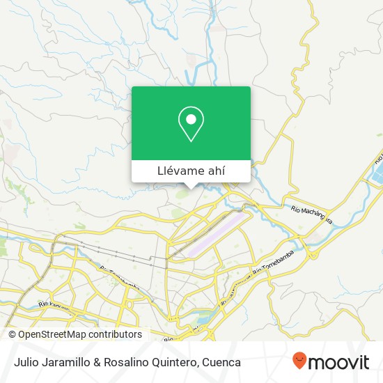 Mapa de Julio Jaramillo & Rosalino Quintero