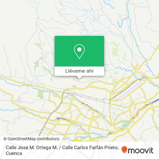 Mapa de Calle José M. Ortega M. / Calle Carlos Farfán Prieto