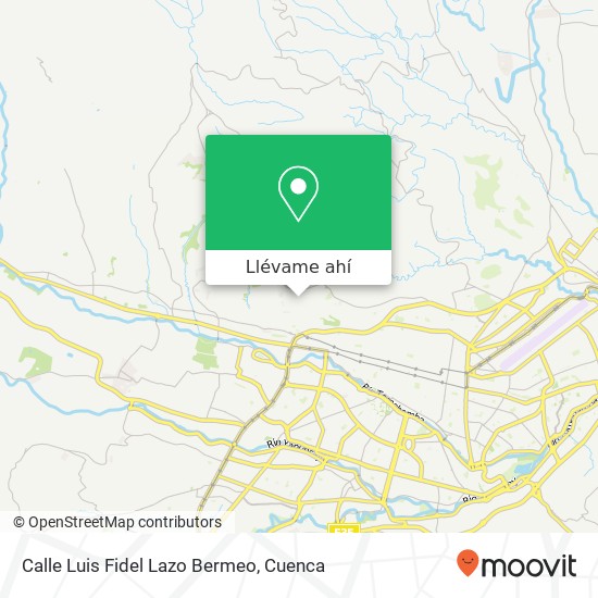 Mapa de Calle Luis Fidel Lazo Bermeo