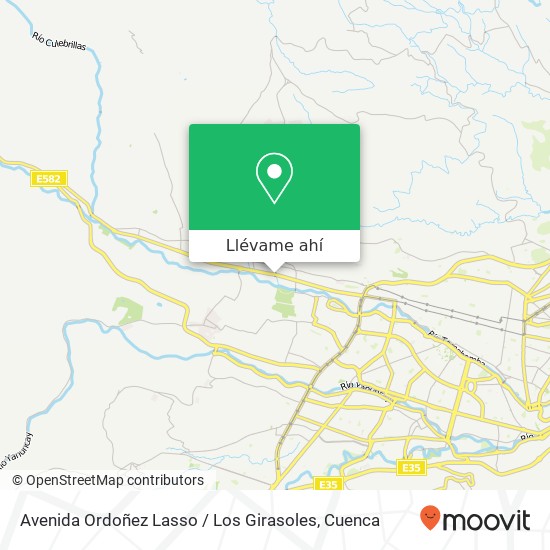 Mapa de Avenida Ordoñez Lasso / Los Girasoles