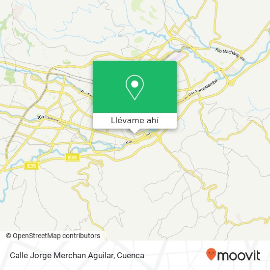 Mapa de Calle Jorge Merchan Aguilar