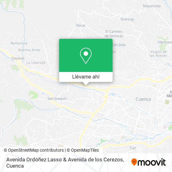Mapa de Avenida Ordóñez Lasso & Avenida de los Cerezos