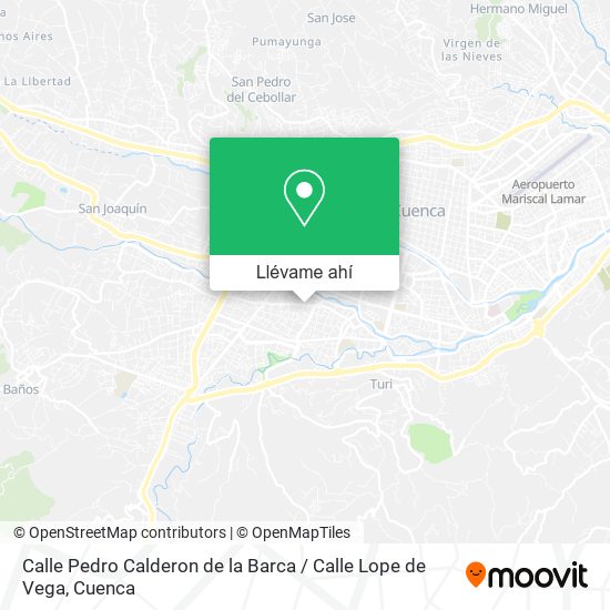 Mapa de Calle Pedro Calderon de la Barca / Calle Lope de Vega