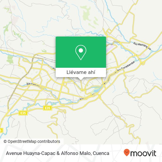 Mapa de Avenue Huayna-Capac & Alfonso Malo