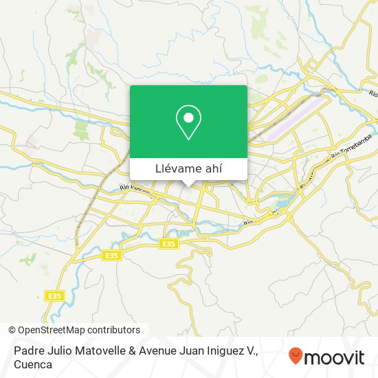 Mapa de Padre Julio Matovelle & Avenue Juan Iniguez V.