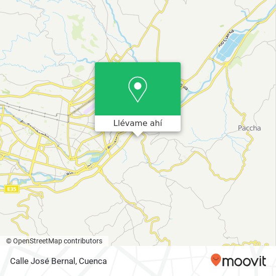 Mapa de Calle José Bernal