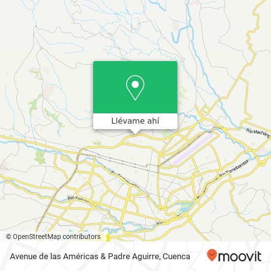 Mapa de Avenue de las Américas & Padre Aguirre