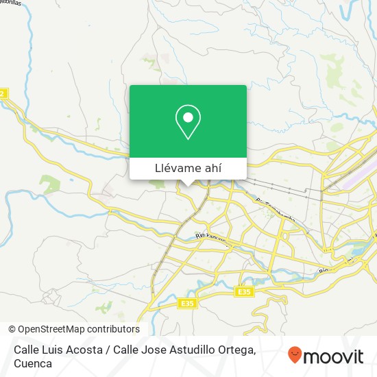 Mapa de Calle Luis Acosta / Calle Jose Astudillo Ortega