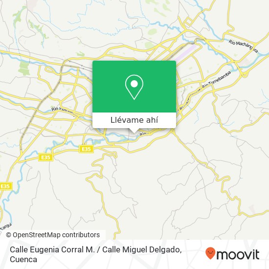Mapa de Calle Eugenia Corral M. / Calle Miguel Delgado