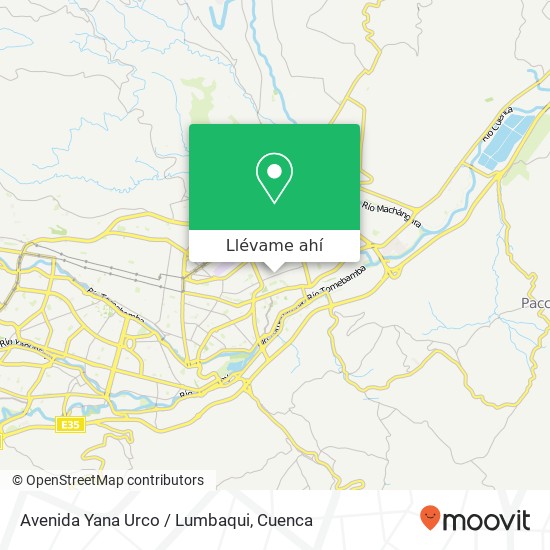 Mapa de Avenida Yana Urco / Lumbaqui