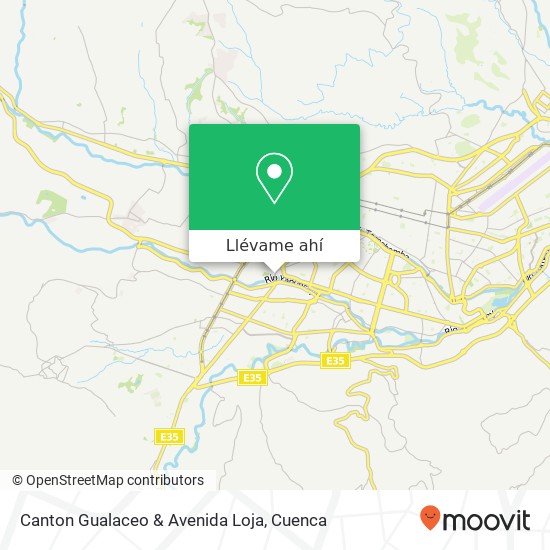 Mapa de Canton Gualaceo & Avenida Loja
