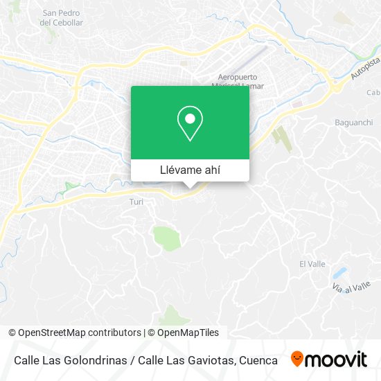 Mapa de Calle Las Golondrinas / Calle Las Gaviotas